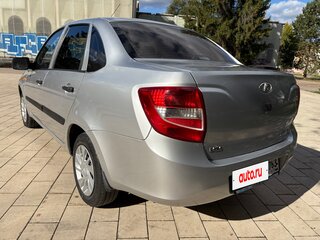 2013 Lada (ВАЗ) Granta I, серебристый, 300000 рублей, вид 4