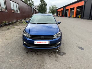2019 Volkswagen Polo V Рестайлинг, синий, 1320000 рублей, вид 2
