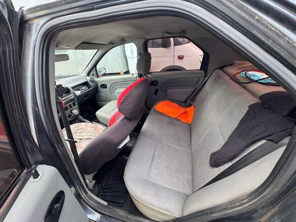 2007 Renault Logan I, серый, 150000 рублей - вид 6