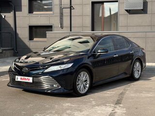 2018 Toyota Camry VIII (XV70), синий, 2875000 рублей, вид 5