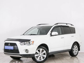 2010 Mitsubishi Outlander II Рестайлинг, белый, 1269000 рублей, вид 3