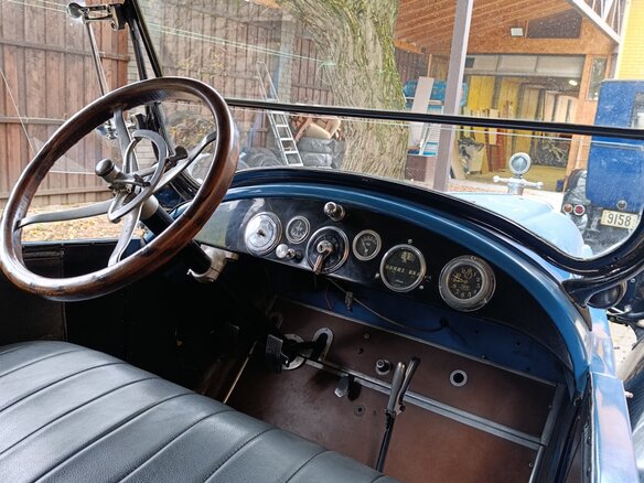 1923 Willys Knight Model 20, синий - вид 19