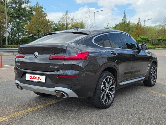 2025 BMW X4 20i II (G02) Рестайлинг, чёрный - вид 1