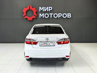2015 Toyota Camry US Market VII (XV50) Рестайлинг, белый, 1777000 рублей, вид 5