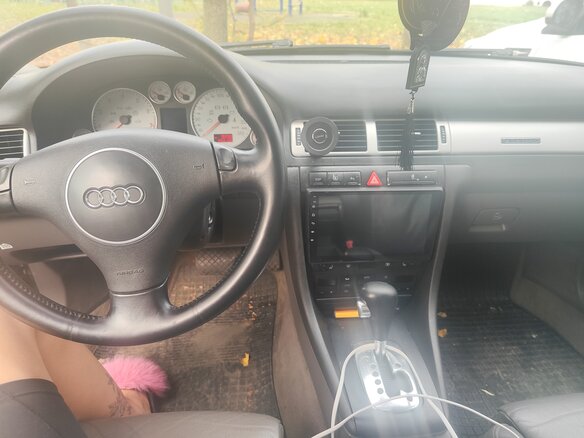 2003 Audi A6 II (C5) Рестайлинг, серый - вид 1