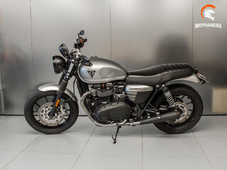 2022 Triumph Street Twin, серебристый, 886803 рублей, вид 4