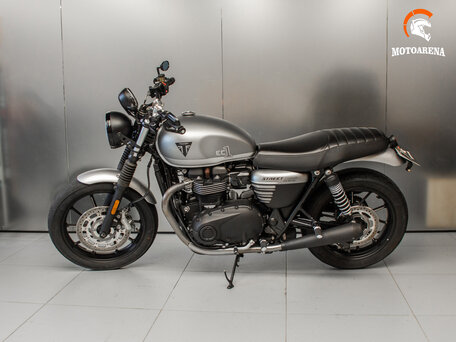 2022 Triumph Street Twin, серебристый, 876535 рублей, вид 4