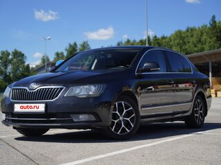 2014 Skoda Superb DSG II Рестайлинг, чёрный, 1149000 рублей, вид 1
