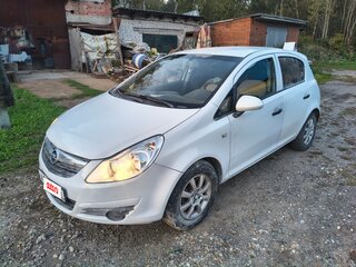2008 Opel Corsa D, белый, 240000 рублей, вид 2