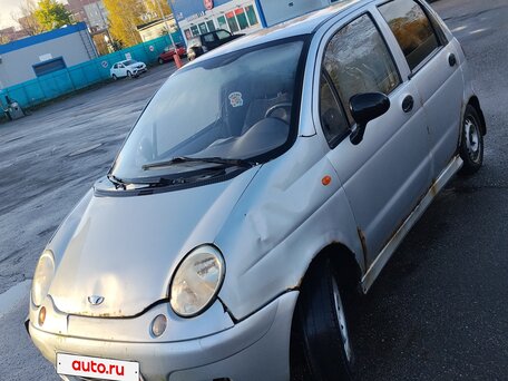 2010 Daewoo Matiz I Рестайлинг, серебристый, 100000 рублей, вид 1