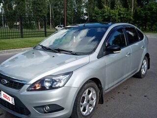 2008 Ford Focus II Рестайлинг, серебристый, 450000 рублей, вид 1
