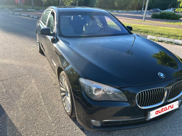 2009 BMW 7 серии Long 750Li xDrive V (F01/F02/F04), чёрный, 1180000 рублей - вид 7