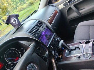 2005 Volkswagen Touareg I, чёрный, 720000 рублей, вид 5