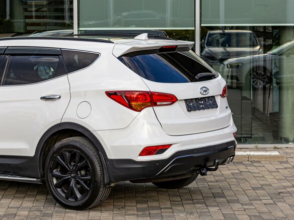 2017 Hyundai Santa Fe III Рестайлинг, белый, 1855000 рублей - вид 9