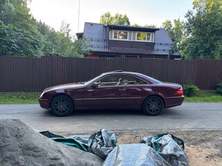 2002 Mercedes-Benz CL-Класс 500 II (C215), красный, 1300000 рублей, вид 4