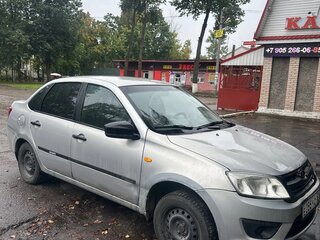 2016 Lada (ВАЗ) Granta I, серебристый, 260000 рублей, вид 4