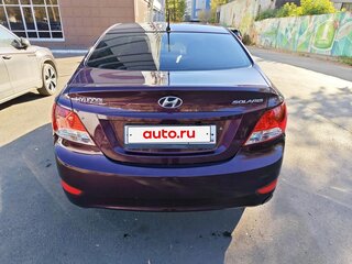 2013 Hyundai Solaris I, фиолетовый, 880000 рублей, вид 5