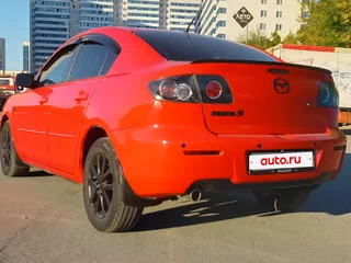 2008 Mazda 3 4-speed I (BK) Рестайлинг, красный, 710000 рублей, вид 3