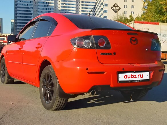 2008 Mazda 3 4-speed I (BK) Рестайлинг, красный, 710000 рублей - вид 2