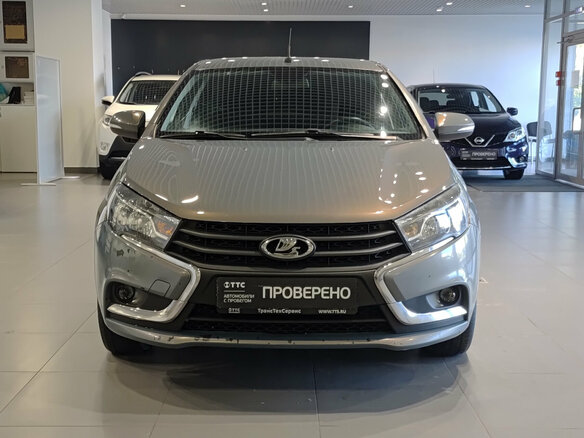 2021 Lada (ВАЗ) Vesta I, серый, 870000 рублей - вид 1