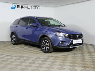 2019 Lada (ВАЗ) Vesta SW Cross I, синий, 879990 рублей, вид 3