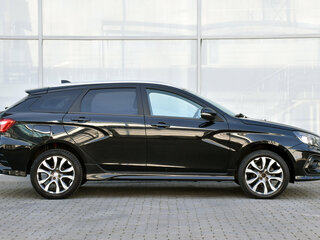 2021 Lada (ВАЗ) Vesta SW I, чёрный, 1125000 рублей, вид 4