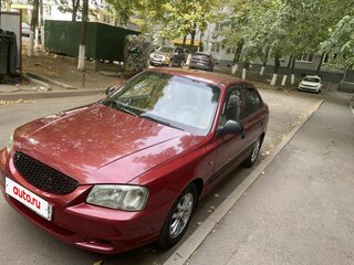 2005 Hyundai Accent ТагАЗ II, красный, 325000 рублей, вид 4