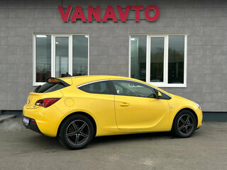 2013 Opel Astra GTC J Рестайлинг, жёлтый, 890000 рублей, вид 5