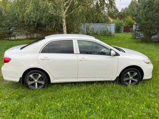 2013 Toyota Corolla X (E140, E150) Рестайлинг, белый, 1300000 рублей, вид 3