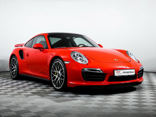 2014 Porsche 911 Turbo S VII (991), красный, 7750000 рублей, вид 3