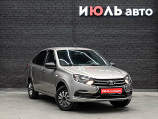2019 Lada (ВАЗ) Granta I Рестайлинг, серый, 550000 рублей, вид 3