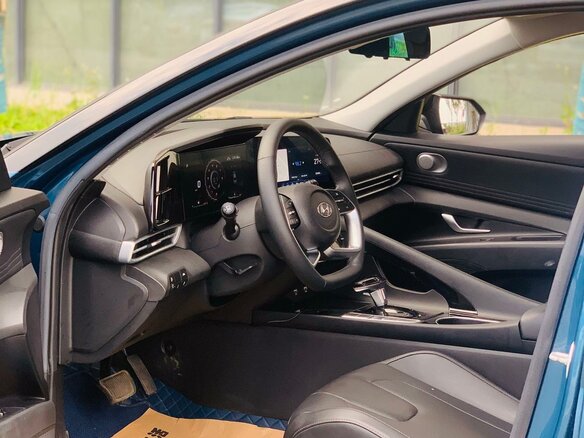 2022 Hyundai Elantra VII (CN7), синий, 1430000 рублей - вид 7