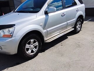 2008 Kia Sorento I Рестайлинг, серебристый, 900000 рублей, вид 4