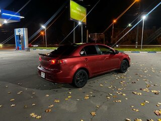 2011 Mitsubishi Lancer X Рестайлинг, красный, 550000 рублей, вид 5