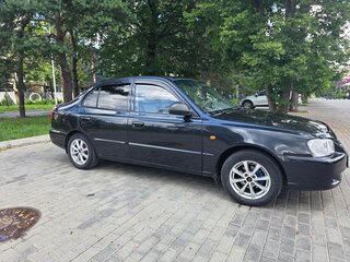 2010 Hyundai Accent ТагАЗ II, чёрный, 490000 рублей, вид 5