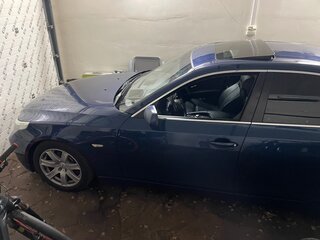 2003 BMW 5 серии 545i V (E60/E61), синий, 1350000 рублей, вид 2