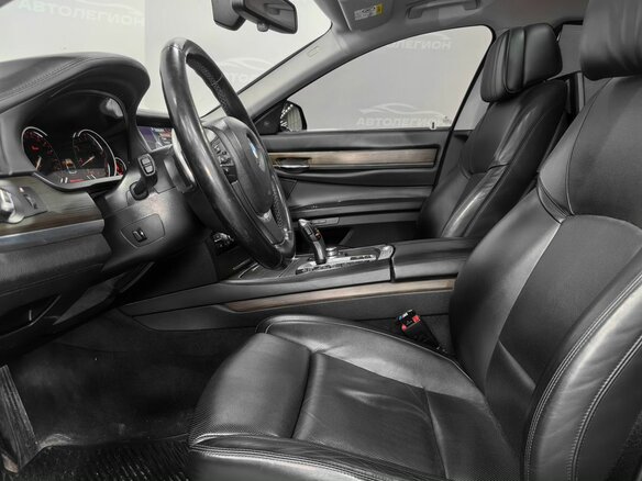 2013 BMW 7 серии Long 750Li xDrive V (F01/F02/F04) Рестайлинг, чёрный, 1620000 рублей - вид 9