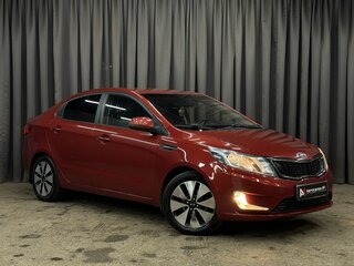 2012 Kia Rio 4-speed III, красный, 799777 рублей, вид 3