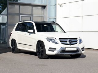 2014 Mercedes-Benz GLK-Класс 300 I (X204) Рестайлинг, белый, 1590000 рублей, вид 3