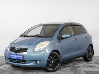2007 Toyota Yaris II, голубой, 669000 рублей, вид 3