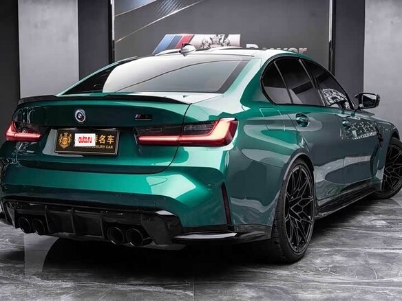 2023 BMW M3 Competition Package VI (G80), зелёный, 10100333 рублей - вид 4
