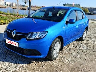 2016 Renault Logan II, синий, 955000 рублей, вид 4