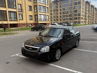 2017 Lada (ВАЗ) Priora I Рестайлинг, чёрный, 550000 рублей, вид 4