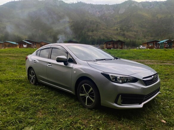 2021 Subaru Impreza V Рестайлинг, серебристый, 1385000 рублей