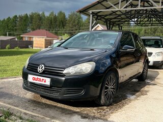 2011 Volkswagen Golf VI, чёрный, 475000 рублей, вид 1