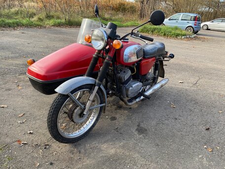 1977 Jawa 350/634, красный, 180000 рублей, вид 1