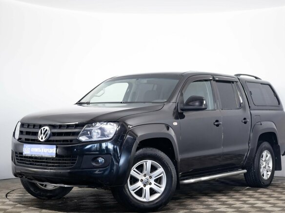 2013 Volkswagen Amarok I, чёрный - вид 2