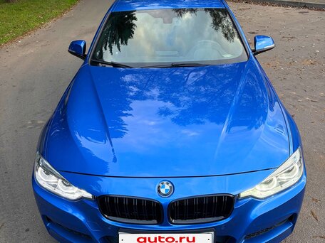 2017 BMW 3 серии 320i xDrive VI (F3x) Рестайлинг, синий, 2400000 рублей, вид 5