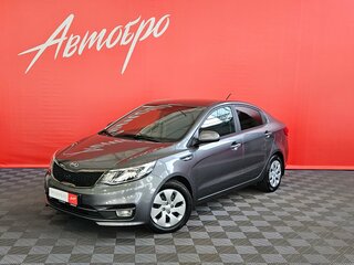 2017 Kia Rio III Рестайлинг, серый, 1130000 рублей, вид 1