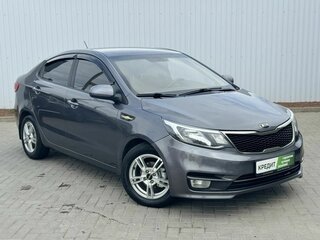 2015 Kia Rio III Рестайлинг, серый, 1049000 рублей, вид 4